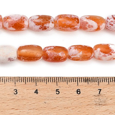 Natural Agate(Dyed & Heated ) Beads Strands G-D341-A01-1