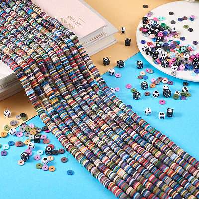 10 Strands Handmade Polymer Clay Beads Strands CLAY-SZ0001-63-1