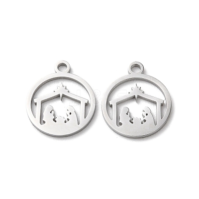 Non-Tarnish 304 Stainless Steel Charms STAS-Q303-08P-1