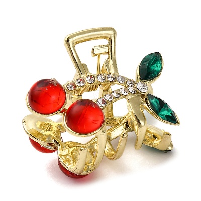 Cherry Alloy Claw Hair Clips PHAR-K006-05G-1