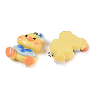 Chick Resin Pendants RESI-U004-03C-1