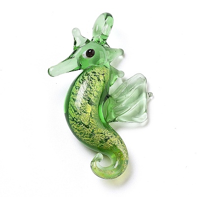 Handmade Lampwork Pendants LAMP-A004-02C-1