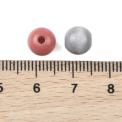 Opaque Acrylic Beads OACR-Z036-03C-1