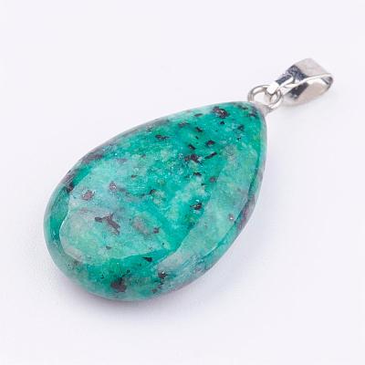 Natural & Synthetic Mixed Gemstone Pendants G-S045-9-B-1