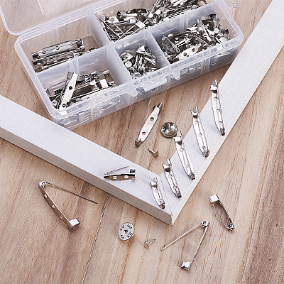 Iron Brooch Findings IFIN-TA0001-27P-1