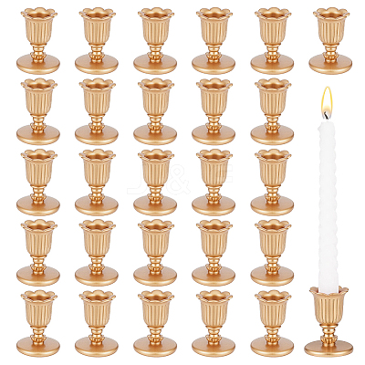 24Pcs Resin Candle Holder AJEW-WA0003-83-1