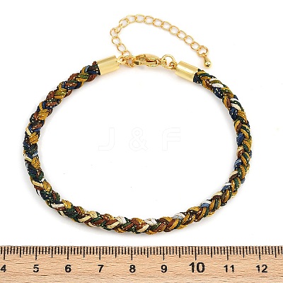 4MM Braided Nylon Cord Bracelets FIND-A057-01G-1