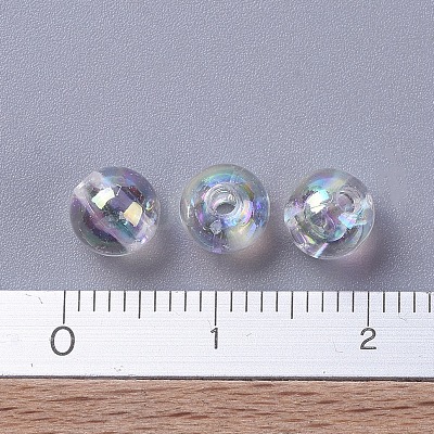 Eco-Friendly Transparent Acrylic Beads X-PL733-2-1