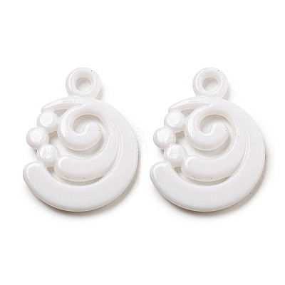 Opaque Acrylic Pendants SACR-L007-044C-1