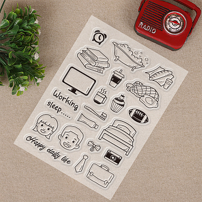 PVC Plastic Stamps DIY-WH0167-56-107-1