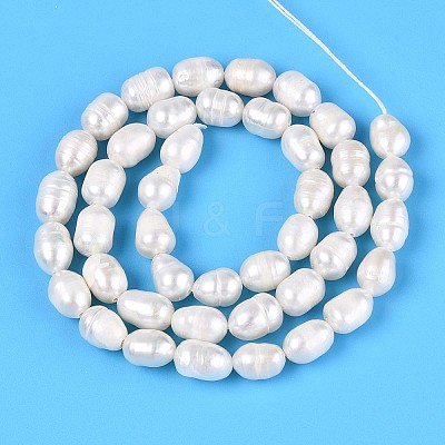 Natural Cultured Freshwater Pearl Beads Strands PEAR-T006-19B-1