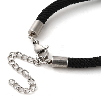 Milan Cord & 304 Stainless Steel Bracelets Making LS-MAK-H004-02E-P01-1