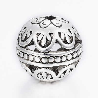 Tibetan Style Alloy Beads PALLOY-YC45851-AS-1
