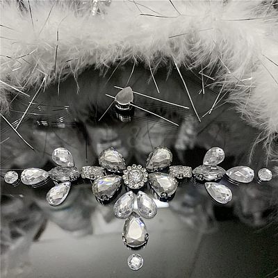 80Pcs 8 Style Acrylic Sew on Rhinestone OACR-FG0001-17-1