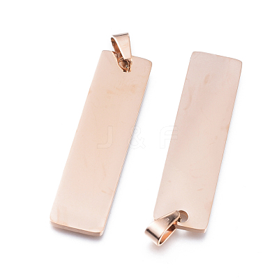Ion Plating(IP) 304 Stainless Steel Pendants STAS-F241-01B-RG-1