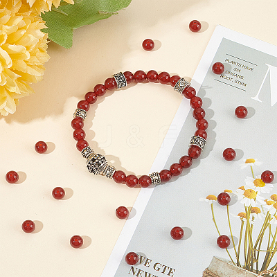3 Strands Natural Carnelian Beads Strands G-GO0001-10-1