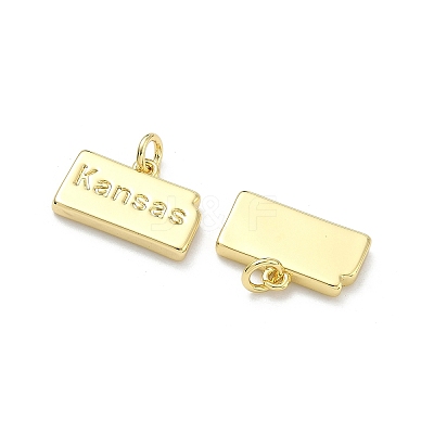 Brass Pendants KK-D229-22O-G-1