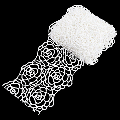 Polyester Lace Trim OCOR-WH0111-142B-1
