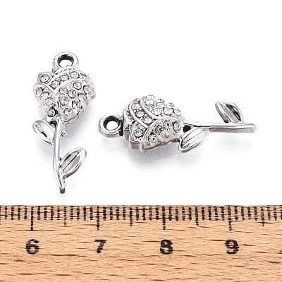 Alloy Rhinestone Pendants PALLOY-T090-56P-1