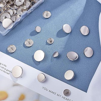 Alloy Shank Buttons BUTT-OC0001-10-1