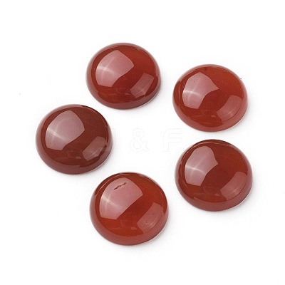 Natural Red Agate/Carnelian Cabochons G-L507-02C-01-1