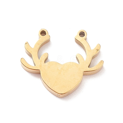 304 Stainless Steel Pendants STAS-R119-07G-1