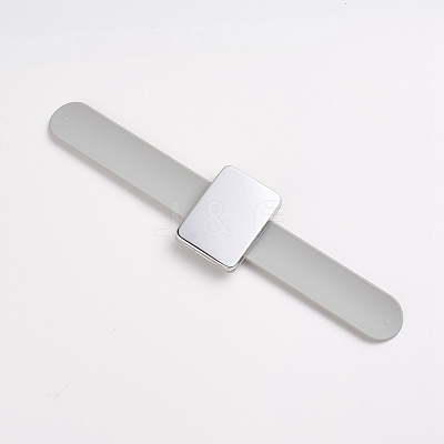 Magnetic Silicone Wrist Strap Bracelet BJEW-WH0009-09A-1