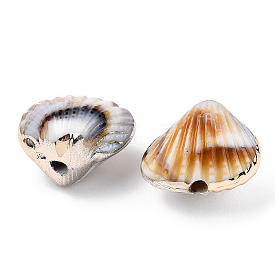 Electroplate Acrylic Beads X-OACR-S021-55-1