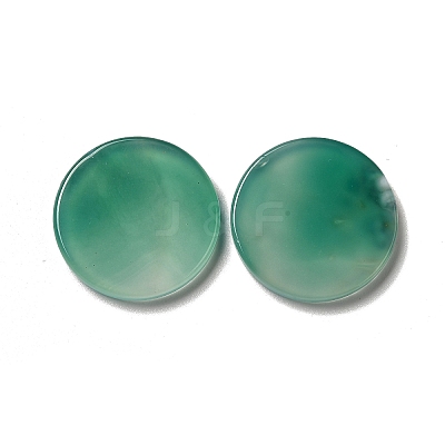 Natural Green Onyx Agate Cabochons G-A213-03C-1