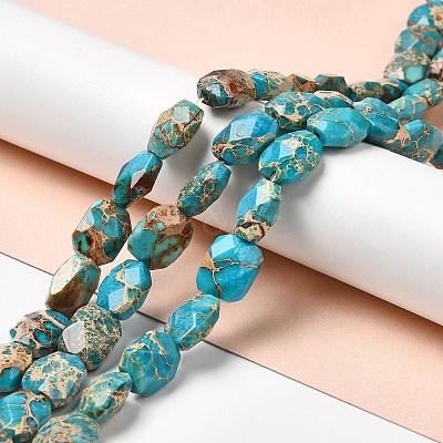 Natural Imperial Jasper Beads Strands G-F752-B01-1