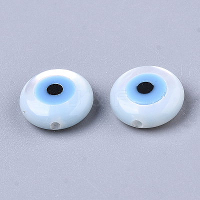 Natural White Shell Mother of Pearl Shell Beads LS-SSHEL-N034-51-1