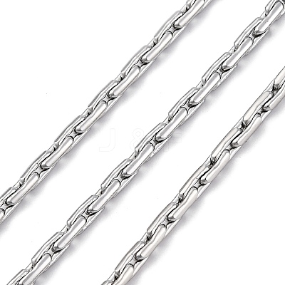 304 Stainless Steel Boston Link Chains STAS-P386-05A-P-1