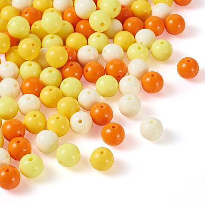 Opaque Acrylic Beads OACR-TAC0014-06C-1