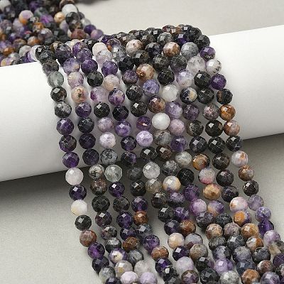 Natural Fluorite Beads Strands G-RM2025-A36-6mm-1