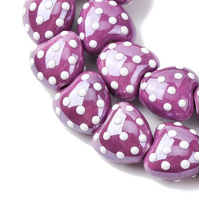 Handmade Porcelain Beads PORC-K010-07C-1