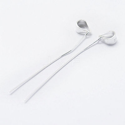 925 Sterling Silver Eye Pin X-STER-I014-22S-1