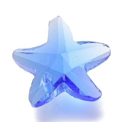 Faceted Glass Charms GLAA-H101-A-03-1