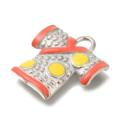 Brass Enamel Pendants FIND-C065-30P-1