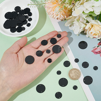 300Pcs 3 Styles Acrylic Mirror Sew on Rhinestones FIND-WR0012-08A-1
