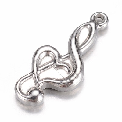 Tarnish Resistant 304 Stainless Steel Pendants STAS-G073-54P-1
