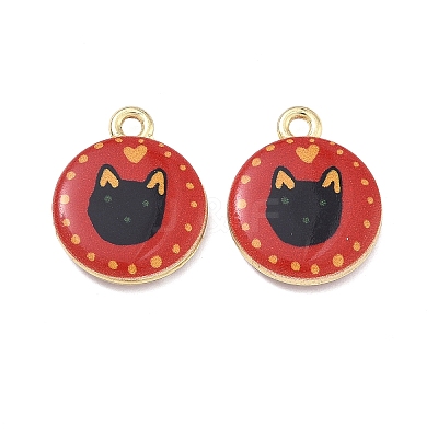 Printed Alloy Pendants PALLOY-P319-07D-02-1
