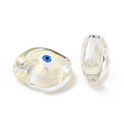 Transparent Glass Beads GLAA-F121-01H-1