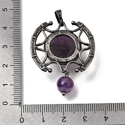 Natural Amethyst Pendants GG-CBA7610-03AS-09-1