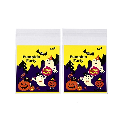 Halloween Theme Plastic Bakeware Bag OPP-Q004-01E-1
