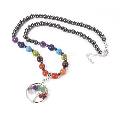 Alloy Pendant Necklaces NJEW-P191-C01-1