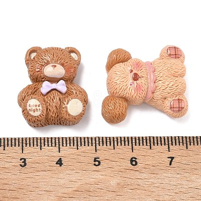 Animal Opaque Resin Cabochons CRES-A061-03-1