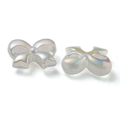 UV Plating Luminous Transparent Acrylic Beads OACR-P010-07B-1