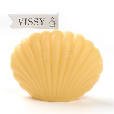 Shell Shaped Aromatherapy Smokeless Candles DIY-C001-06A-1