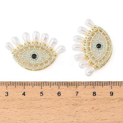 Brass Micro Pave Colorful Cubic Zirconia Beads CU-CBA9CBD-15G-1