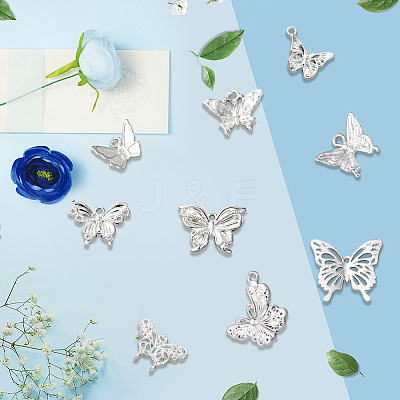 54Pcs 9 Styles Alloy Pendants FIND-SC0017-51-1
